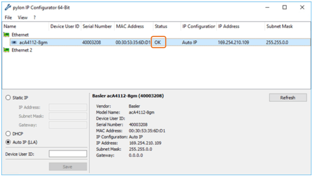 Overview of the pylon IP Configurator